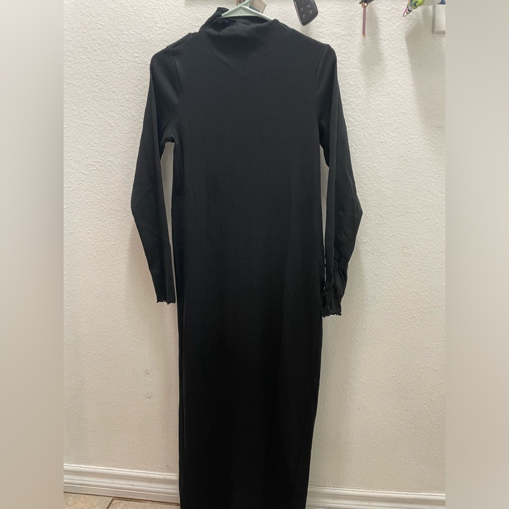 H&M maternity ribbed dress soft and midi/maxi Size L